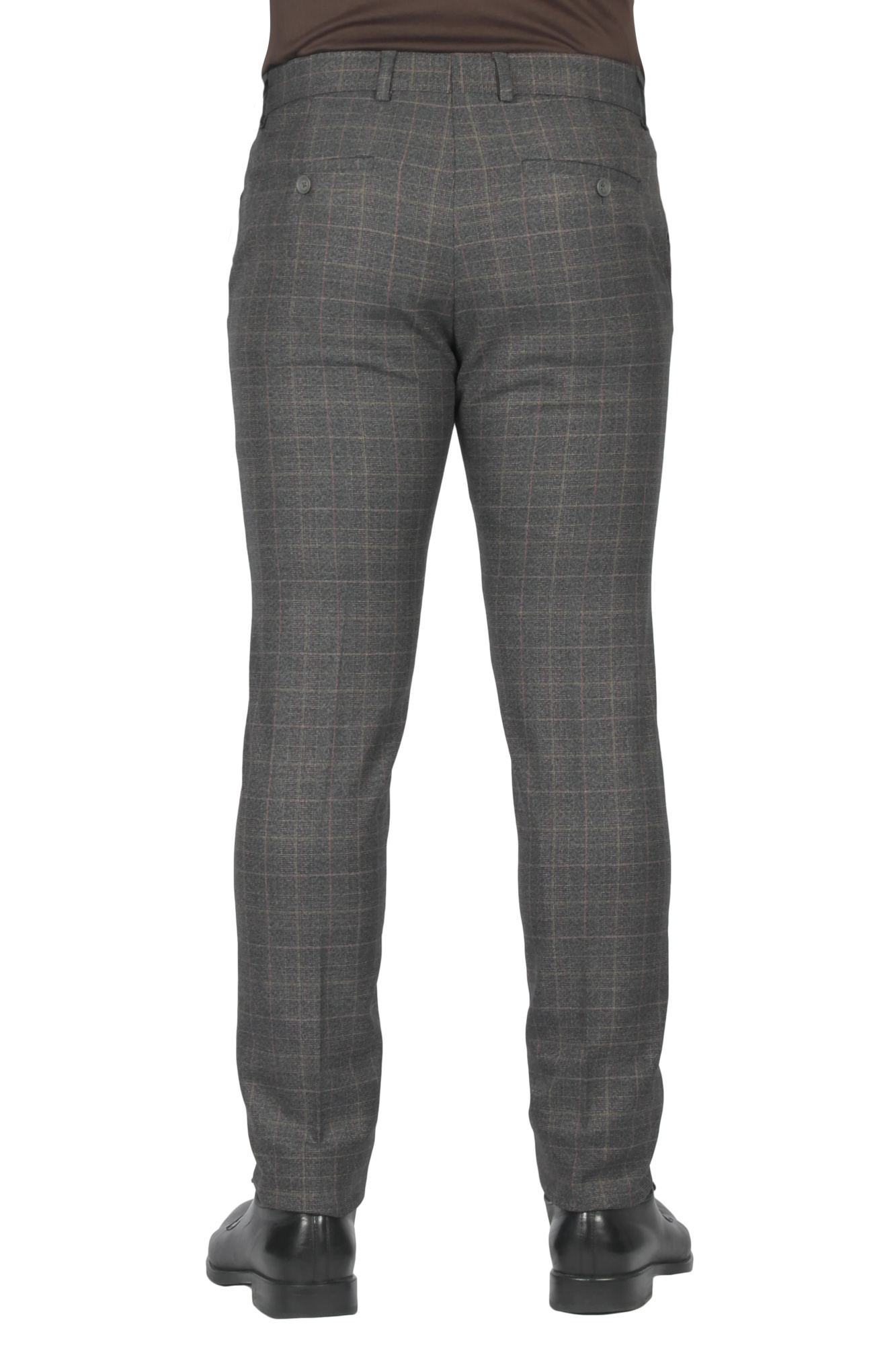 Брюки сірі в клітинку MCR