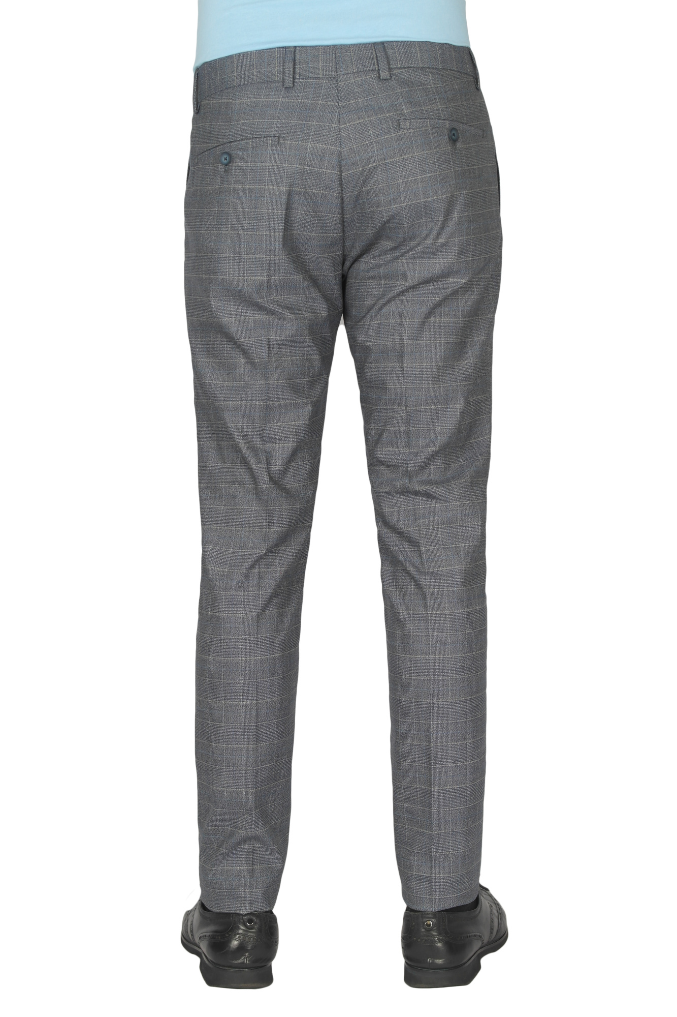 Брюки сині в клітинку MCR